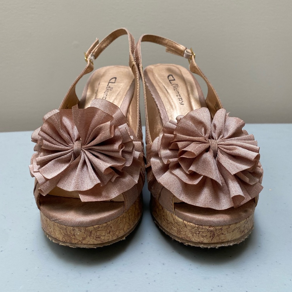 Floral Summer Wedges